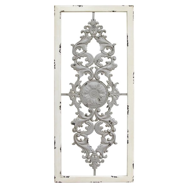 Kd Estanteria Grey Scroll Panel Wall Decor KD2627091